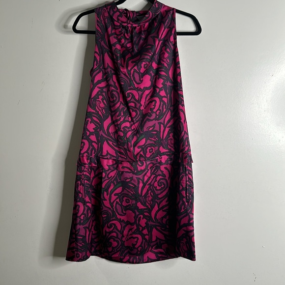 Marc by Marc Jacobs purple pink mini slik dress size small party - Picture 4 of 10